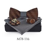 Bow Ties Set Manufacturer - OEM Custom Pre-Tied Wood for Men Big Boys