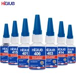 Super Glue Factory - 20g Colorless Low High Viscosity Fast Cure for Plastic Wood Glass