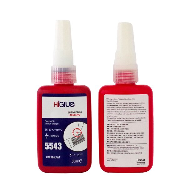 Pipe Thread Sealant Factory - Blue Red Liquid PTFE for Water Gas Oil Pipe