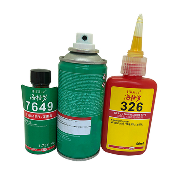 Structural Adhesive Manufacturer - 326 for Metal and Glass Bonding Light Yellow Liquid