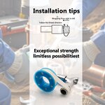 PTFE Tape Supplier - 3 Turns Never Leak for Steam Refrigeration Heating Pipelines