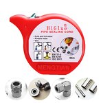 PTFE Sealing Cord Supplier - 160m 80m Heat Resistant Full Pressure for Water Gas Fire Pipes