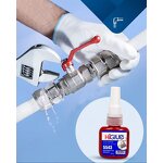 PTFE Thread Sealant OEM Factory - Blue 30ml 50ml 250ml for Fire Water Oil Pipeline