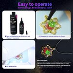 UV Resin Kit Supplier - 100g to 500g Hard Type Low Viscosity Crystal Clear No Yellowing