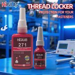 Thread Locking Sealant Manufacturer - Red Low Viscosity Vibration Resistant for M36 Below