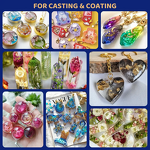 UV Resin Kit Supplier - 100g to 500g Hard Type Low Viscosity Crystal Clear No Yellowing