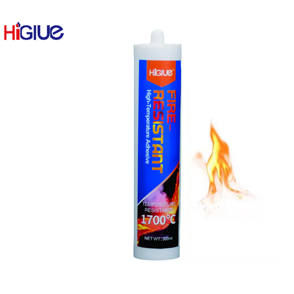 Fire Retardant Sealant Wholesale - High-Temperature 300ml Fire Stop Silicone Glue White