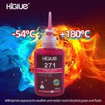 High Strength Thread Locker Factory - Red 271 50ml High Temperature Resistant Anaerobic