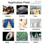 Super Glue Factory - 20g Colorless Low High Viscosity Fast Cure for Plastic Wood Glass