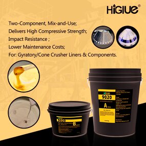 Epoxy Backing Compound Manufacturer - Two Part 10kg for Crusher Wear Metal Backing