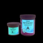 High Temperature Epoxy Factory - 500g 10kg Grey Black 350℃ Ceramic Bead Filled Wear Compound