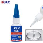 Super Glue Factory - 20g Colorless Low High Viscosity Fast Cure for Plastic Wood Glass
