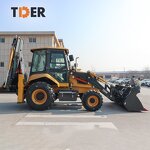 Backhoe Loader Manufacturer - TDER New EPA Euro5 Engine 3cx 2.5 Ton