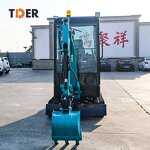 Mini Excavator Manufacturer - TDER Brand New 1.8-2 Tons Hydraulic with Cabin