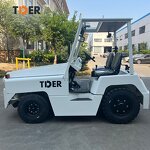 Aircraft Tow Tractor Manufacturer - TDER China diesel 25KN Baggage Towing