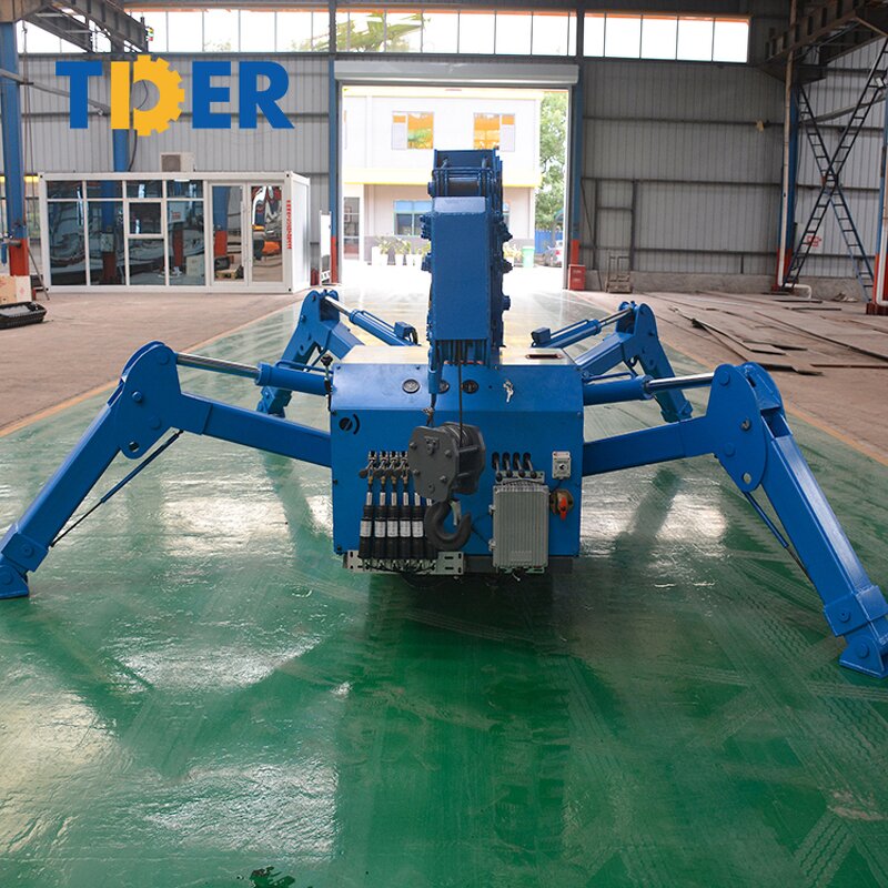 Crawler Crane Manufacturer - TDER Small Construction 3-8 Ton Mini Spider
