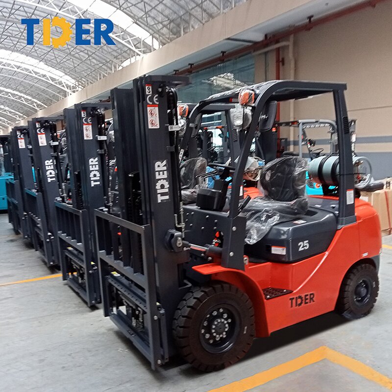LPG Forklift Manufacturer - TDER Japanese K21 K25 Engine 2-3 Ton