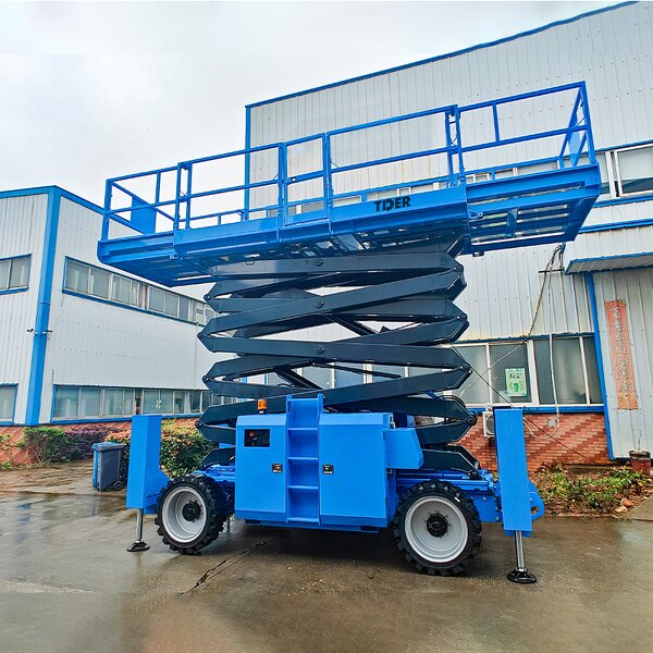 Scissor Lift Platform Manufacturer - TDER Rough Terrain Tyres 13-18m