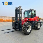 Rough Terrain Forklift Manufacturer - TDER 4wd 4x4 2.5-5 Ton Off-road