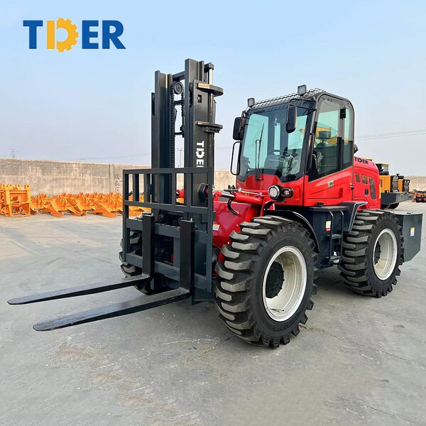 Rough Terrain Forklift Manufacturer - TDER 4wd 4x4 2.5-5 Ton Off-road