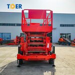Scissor Lift Manufacturer - TDER 6-14m Small Mobile Wheeled Tracked Table