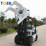 Forklift Manufacturer - TDER TD40 4 Ton diesel with Paper Roll Clamp