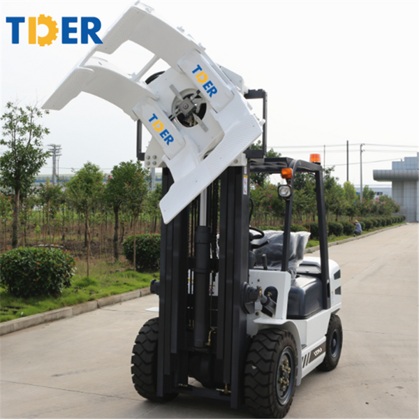 Forklift Manufacturer - TDER TD40 4 Ton diesel with Paper Roll Clamp
