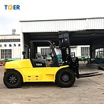 Forklift Manufacturer - TIDER 10 Ton Fork Lift Truck FD100 diesel Engine