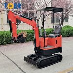 Electric Excavator Manufacturer - TDER Electric Hydraulic 800kg-2t Mini