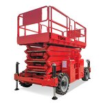 Scissor Lift Manufacturer - TDER 6-14m Small Mobile Wheeled Tracked Table