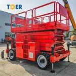 Scissor Lift Manufacturer - TDER 6-14m Small Mobile Wheeled Tracked Table