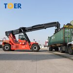 Container Handler Manufacturer - TDER Lift Truck 45 Ton Reach Stacker
