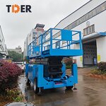 Scissor Lift Platform Manufacturer - TDER Rough Terrain Tyres 13-18m