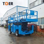 Scissor Lift Platform Manufacturer - TDER Rough Terrain Tyres 13-18m