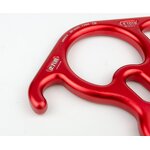 Figure 8 Descender Factory - Red Aluminum Rappelling Device