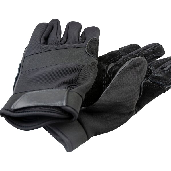 Polyester Leather Gloves Supplier - Closed Fingers for Outdoor