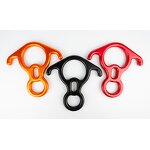 Figure 8 Descender Factory - Black Abseiling Belay Equipment