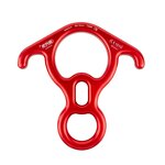 Figure 8 Descender Factory - Red Aluminum Rappelling Device