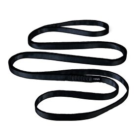 Polyester Strap Supplier - 16mm Black Climbing & Yoga Belt