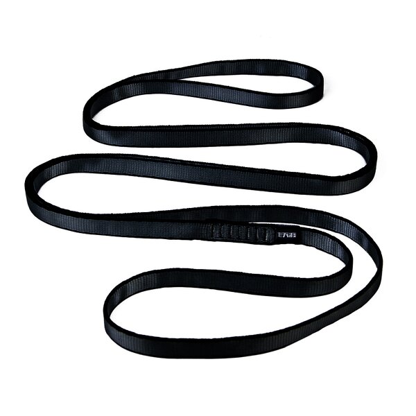 Polyester Strap Supplier - 16mm Black Climbing & Yoga Belt