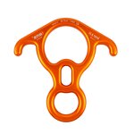 Figure Descender Supplier - Orange Custom Logo Climbing Rope Gear