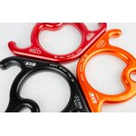 Figure 8 Descender Factory - Black Abseiling Belay Equipment