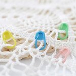 Knitting Tools Manufacturer - OEM Custom Locking Stitch Markers Plastic Clip