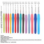 Crochet Hooks Manufacturer - OEM Custom Silicone Soft Handle Stitches Knitting