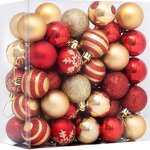 Christmas Decorations Manufacturer - OEM Custom 4cm Electroplated Modern Simplicity