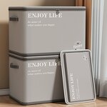 Clothes Storage Box Manufacturer - OEM Custom XH Korean Rectangle Fabric Large