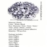 Safety Eyes Manufacturer - OEM Custom 700Pcs 4-12mm Self-Adhesive Animal