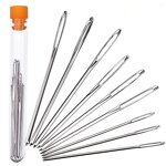 Sewing Hook Set Manufacturer - OEM Custom 9pcs Large Eye Needles Stainless