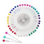 Sewing Pins Manufacturer - OEM Custom 40pcs Round Pearl Head Straight Push