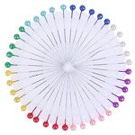Sewing Pins Manufacturer - OEM Custom 40pcs Round Pearl Head Straight Push